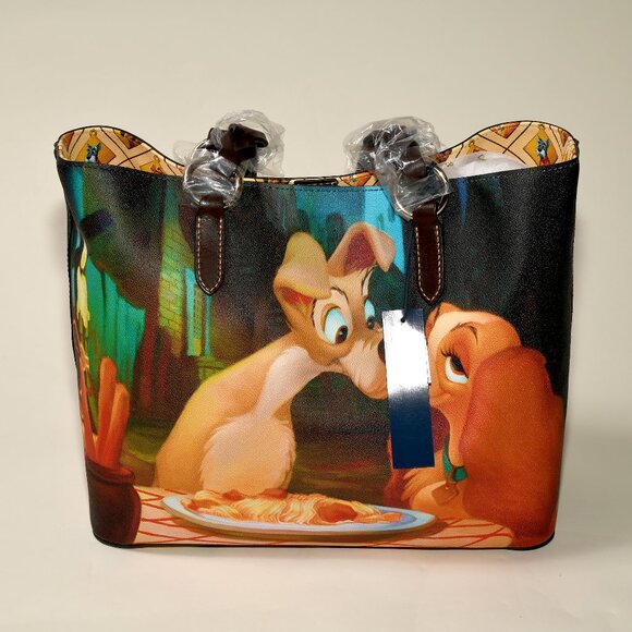 Disney Lady and the Tramp Dooney & Bourke Lady Tammy Tote Bag NWT - Picture 2 of 7